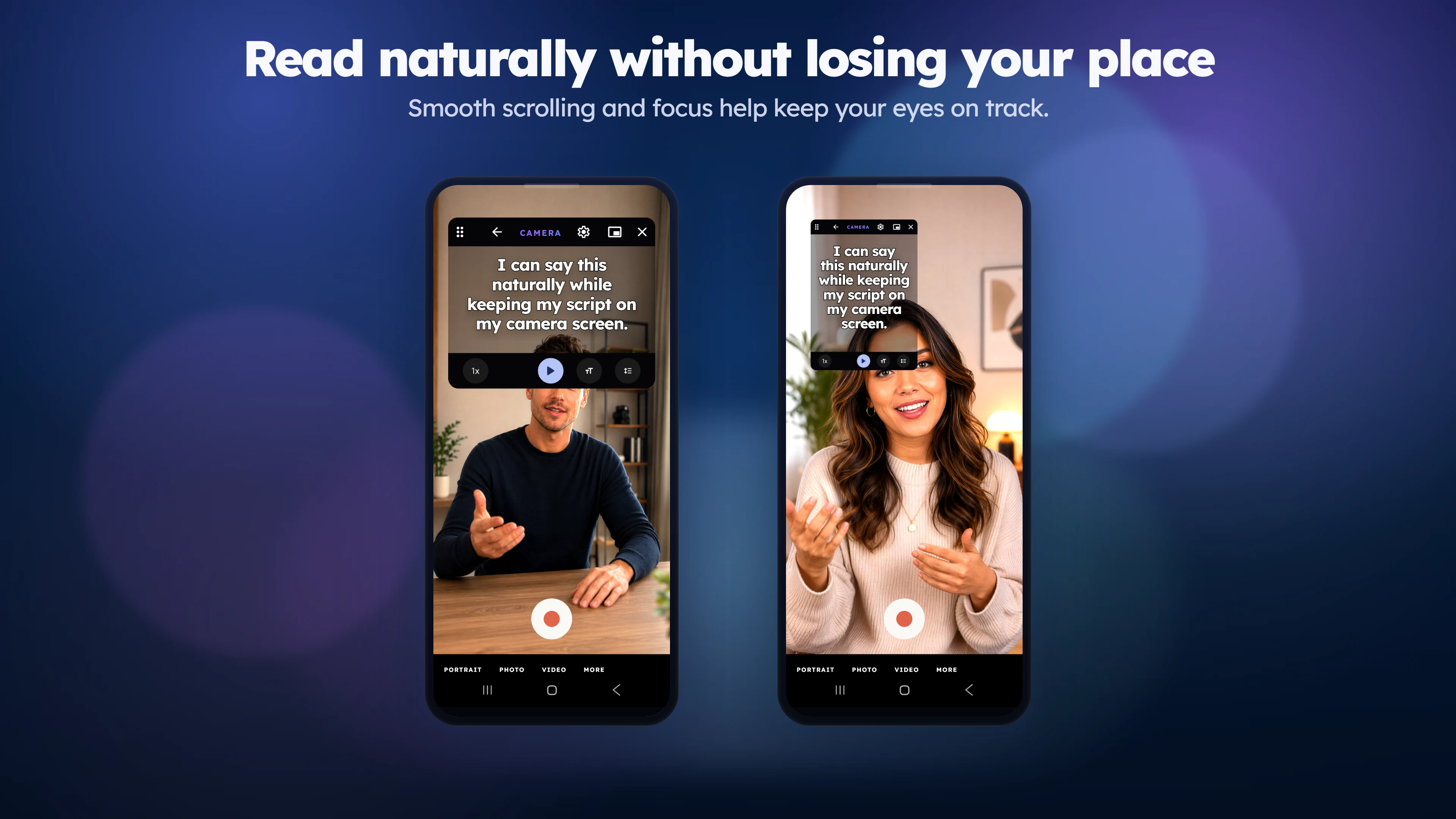 LensCue: Floating Teleprompter screenshot